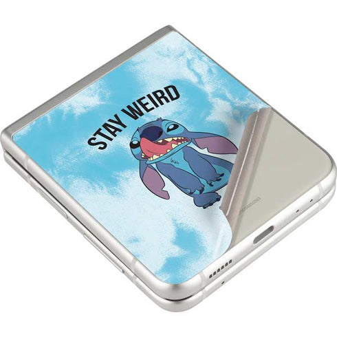 Disney Lilo and Stitch Stay Weird Galaxy Z Flip3 5G Skin